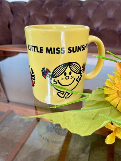 Retro Little Miss Sunshine Mug Yellow Ceramic Mr Men