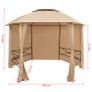 Garden Marquee Pavilion Tent with Curtains Hexagonal 360x265 cm Image 9