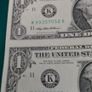 Usa 4X Sheet of  1 Dollar  1993 Series A   In Uncirculated Condition Image 2