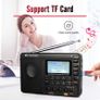New Radio FM AM SW Portable Radios AM FM Rechargeable Shortwave Radio Battery Batteries Full Wave USB Recorder Speaker Image 6