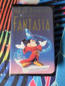 Walt Disney's Masterpiece Fantasia (VHS, 1991) Black Diamond Ntsc Rare!