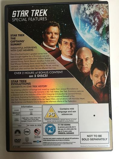 Star Trek: Legends Of The Final Frontier Collection [10xMovie DVD Boxset]