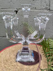 Glass Candleabra
