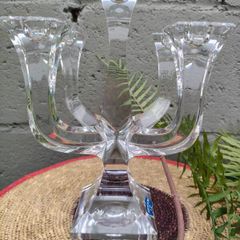 Glass Candleabra