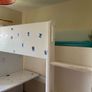 Ikea kids bed, desk and wardrobe Image 3