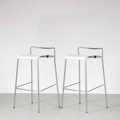 2000s Set of 2 Chip B bar stools by Antti Kotilainen for Piiroinen, Finland