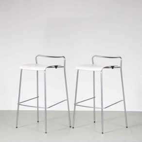 2000s Set of 2 Chip B bar stools by Antti Kotilainen for Piiroinen, Finland