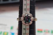 Beautiful Gemstone Ring in Sterling Silver/ 925 Silver in Size O