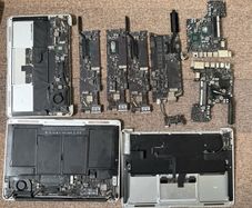 Apple MacBook Pro, MacBook Air parts, motherboards.
