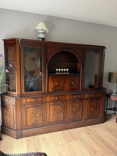 Mahogony Glass Cabinet