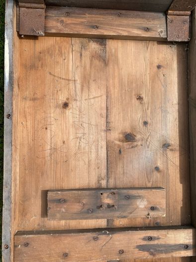 Antique bench table