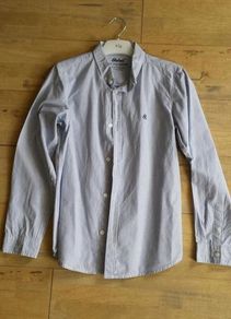 Primark blue stripe shirt age 11 - 12