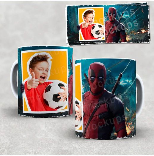 Selfie with Superheroes Gift Novelty Mug