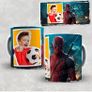 Selfie with Superheroes Gift Novelty Mug Image 5