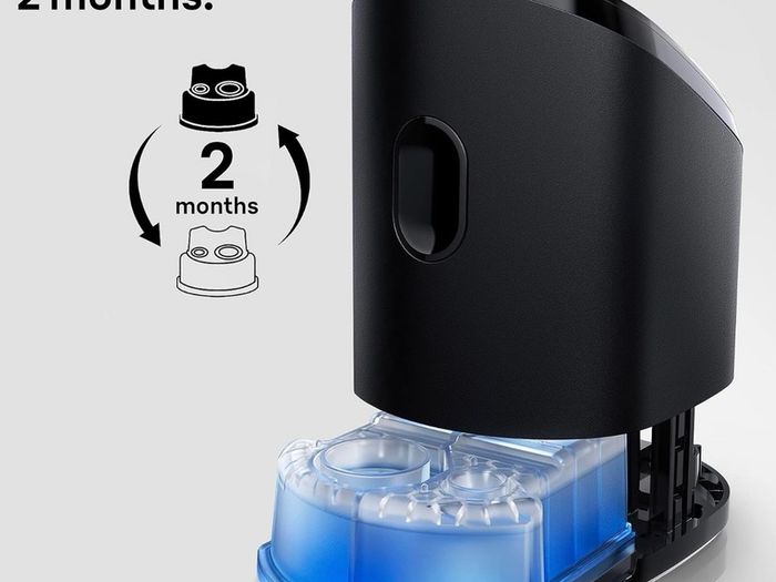 Braun series 9 8 7 Clean and Renew Electric Shaver Cleaning Cartridges, Hygienically Cleans, Removing Residual Hair & Skin Particles,
