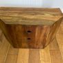 Solid wood TV unit - 2 Drawers - Excellent condition Image 3