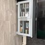 Grey TV Unit with Glass Doors Image 2