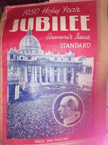 1950 Holy Year of Jubilee Souvenir Issue Standard.
