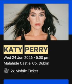Katy Perry Malahide castle