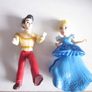 Disney Princess Cinderella and Prince Charming Collectible small dolls. Image 4