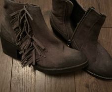 Allsaints Grey Ankle Boots EU 38