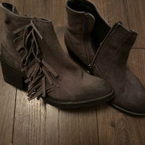 Allsaints Grey Ankle Boots EU 38