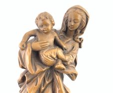 Vintage Italian Madonna and child figurine