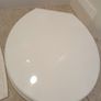 white toilet seat Image 2