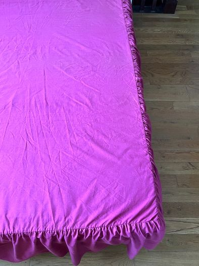 2 single bed valances and 1 double bed valance