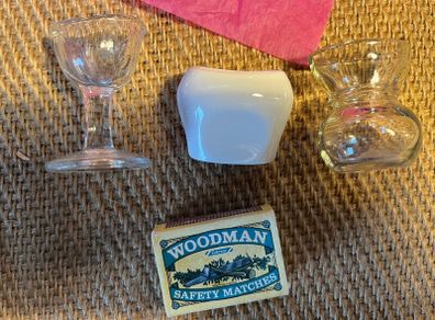 3 Vintage Eye Baths
