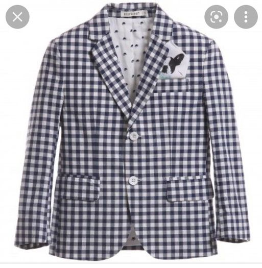 Billy Bandit blazer age 3 to 4 navy snd white