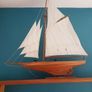 Antique Model Racing Cutter Image 5