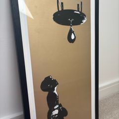 Solus Dream Big Boxer Boy Signed limited Edition Lithograph, Framed 25/85