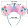 Brand New ZLKSKER one x Mouse Ears Headband with Bow Image 3