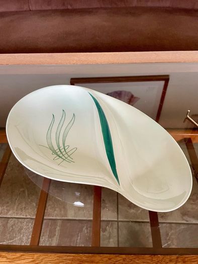 Vintage green Carlton ware Windswept Design 1950s 60s