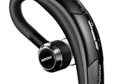 Bluetooth Headset [Business Style] Wireless Headset Bluetooth Earpiece Hands-free Calling with Clear Voice Capture Technology Bluetooth Earbuds for Cellphones (280 Hours Standby Time)