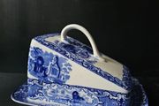 Antique George Jones &amp;  Sons "Abbey" 1790 Lidded Cheese Dish