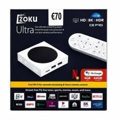 Zoku Ultra C5 Pro TV Box  4gb RAM 64GB storage Quad core processor