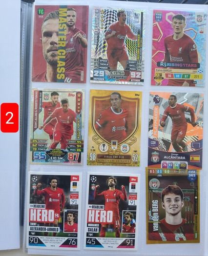 Liverpool Football Cards (shiny, Special, Etc)