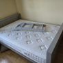 Twin (3ft) & (4ft6) Grey Bunk Bed Image 3