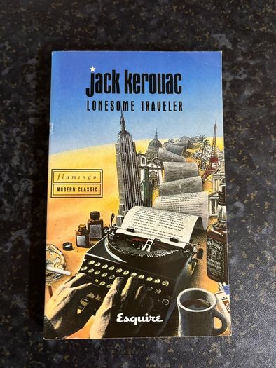 Vintage Jack Kerouac 'Lonesome Traveler' - 1994 Flamingo Paperback Book