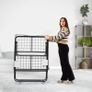 Rollaway Bed Folding Bed with 5 inches Foam Mattress for Adults & Guest Image 4