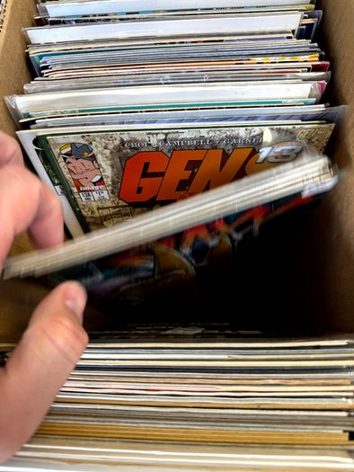 Image & Top Cow Long Comic Box w 320 comics for Sale