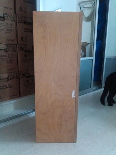 Solid Birch Plywood Wall-Mounted Coat Rack with 4 Storage Compartments