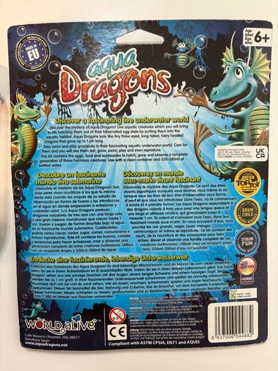 Aqua Dragons container & kit