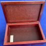 Rare and antique sculpted wood and .925 silver box look at all pictures  perfect for stylish card lovers Image 5