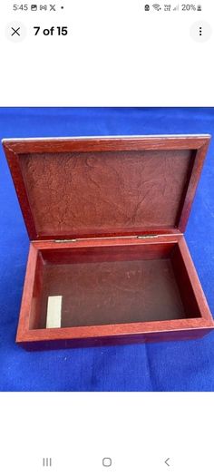 Rare and antique sculpted wood and .925 silver box look at all pictures  perfect for stylish card lovers