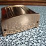 Mid century Art Deco style anodized table top cigarette box  made in UK by Kaymet Image 3