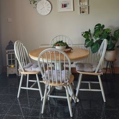 Dining table and chairs