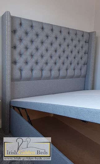 ottoman lift up bed frame and headboard
